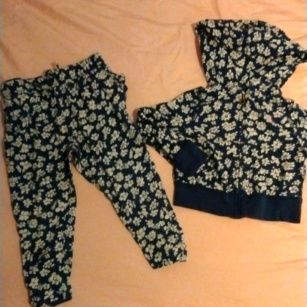 Ralph lauren polo jogger girl set 2t